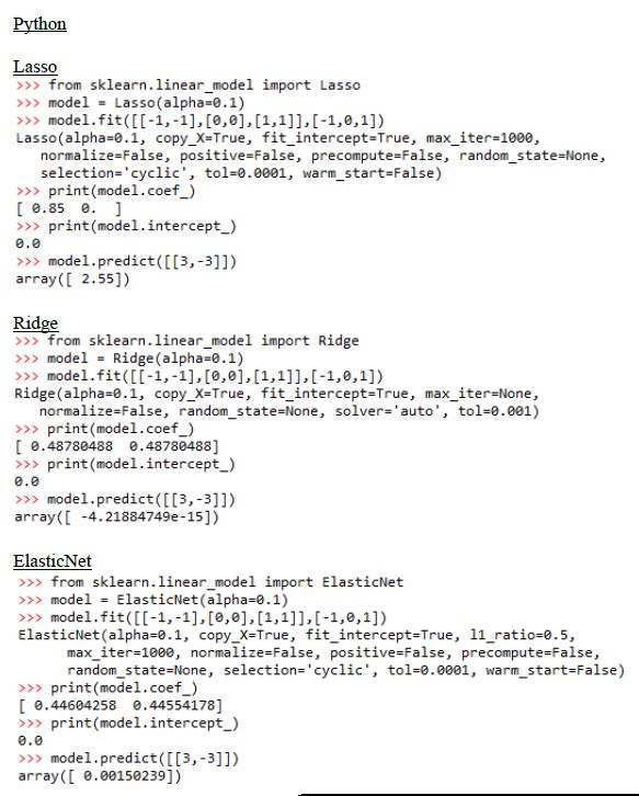 Supervised learning hot sale python example