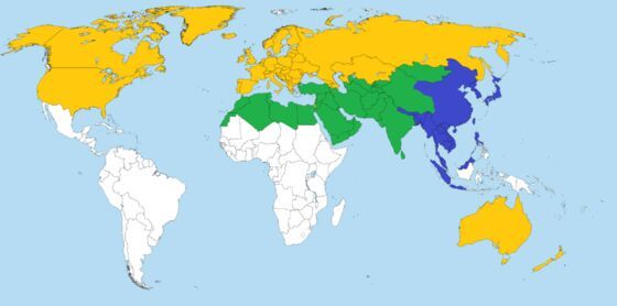 世界三大主食分布地图 曹经伟 Joinquant